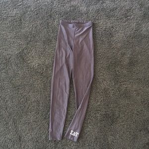 American apparel charcoal grey athletic leggings